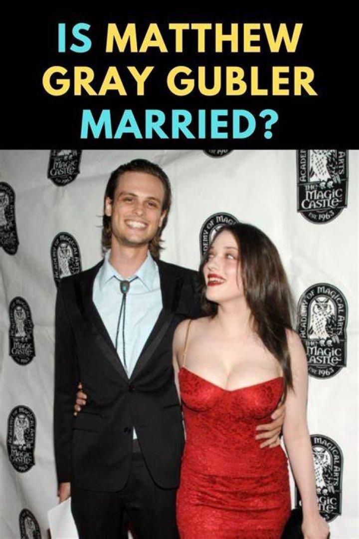 Matthew Gray Gubler Wife What Is His Relationship With Kat Dennings?