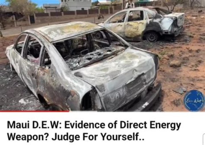 Maui Evidence of Direct Energy Weapon? One News Page VIDEO