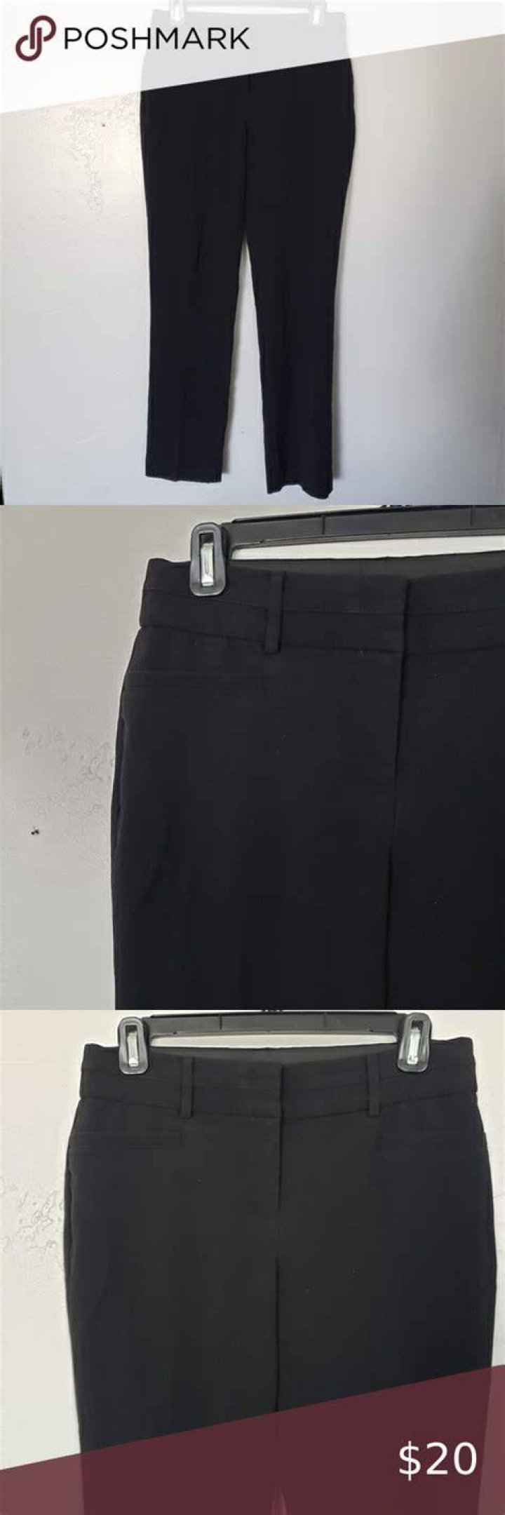 Maurices black slacks 5/6 short Like new condition Great career piece Classic Measured lying