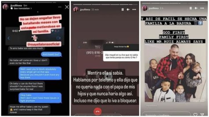 Mayeli Alonso reacciona a las acusaciones de la pareja de Andy Ruiz, con quien la relacionan
