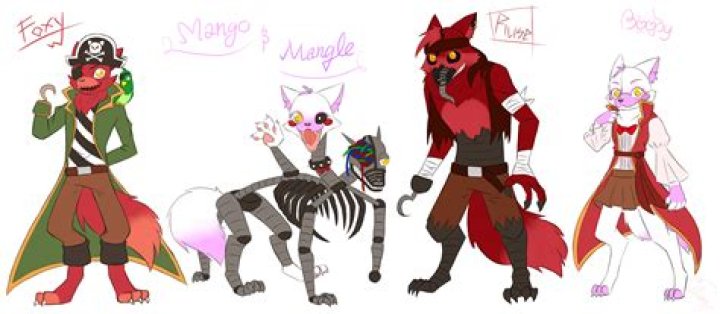 Meet the Foxies Family fivenightsatfreddys