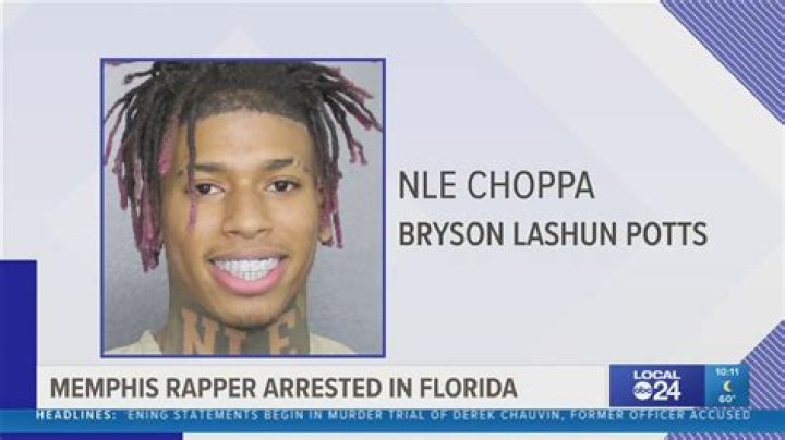 Memphis rapper NLE Choppa arrested in Florida on burglary, drug and gun