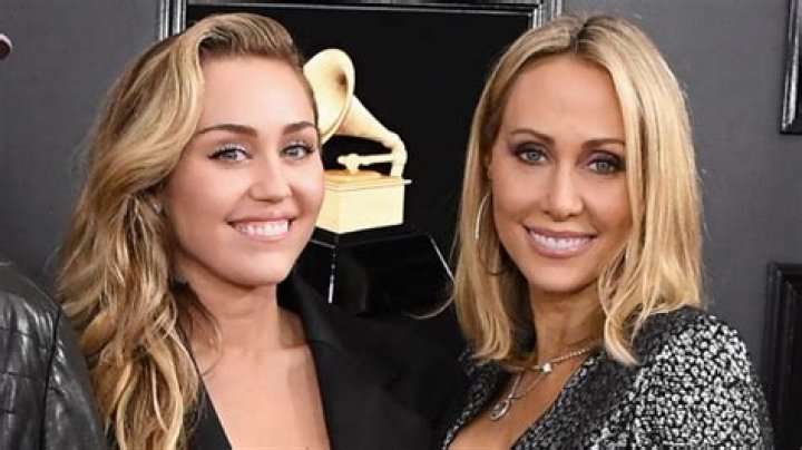 Miley Cyrus, Mom, Tish Cyrus At Arrivals For 52Nd Annual Grammy Awards
