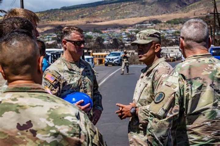 Military Lends Support in Maui Wildfire Aftermath > U.S. Department of