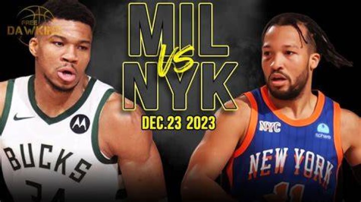 Milwaukee Bucks vs. New York Knicks Game Thread Brew Hoop