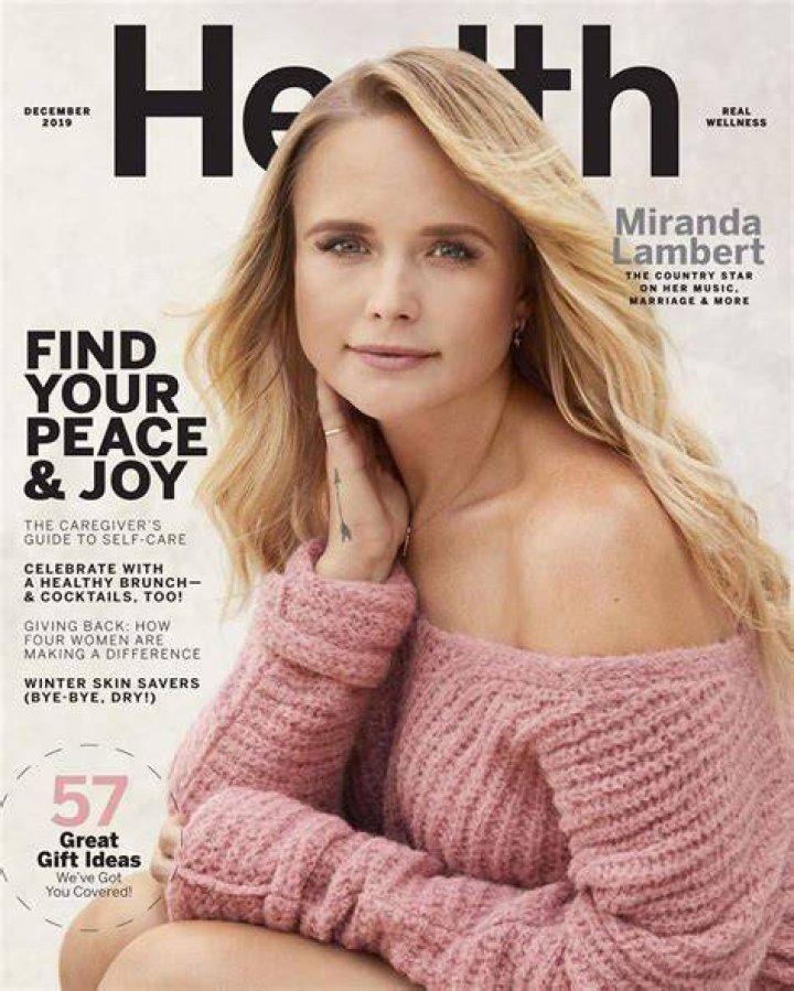 Miranda Lambert Health Magazine December 2019 Cover and Photos &bull; CelebMafia