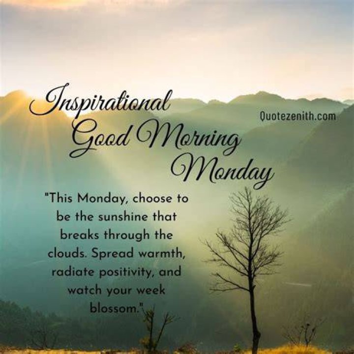 Monday Morning Inspirational Quotes With Beautiful Images
