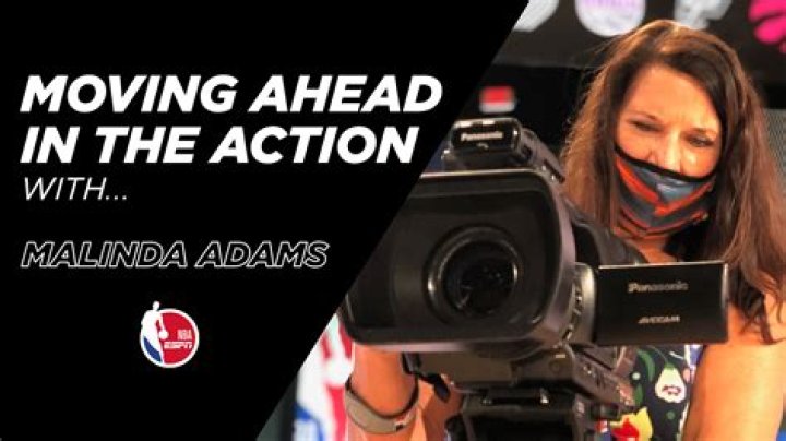 Moving Ahead In The Action With . . . Malinda Adams ESPN Front Row
