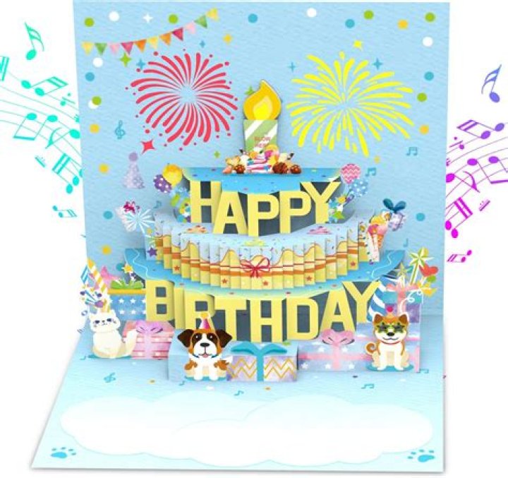 Musical birthday card Musical birthday cards, Birthday cards, Cards