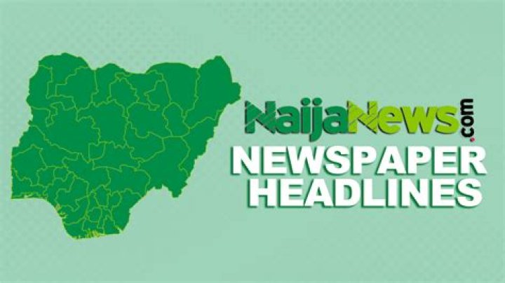 Naija Newspapers Today's The Punch Newspaper Headlines [1st October, 2017]. Politics Nigeria