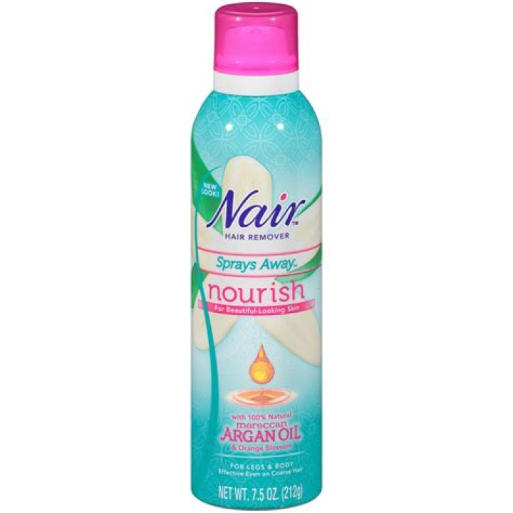 Nair Hair Remover Nourish Sprays Away Moroccan Argan Oil, 7.5 oz