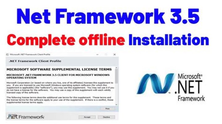 Net Framework 3 5 Offline Installer Download Microsoft