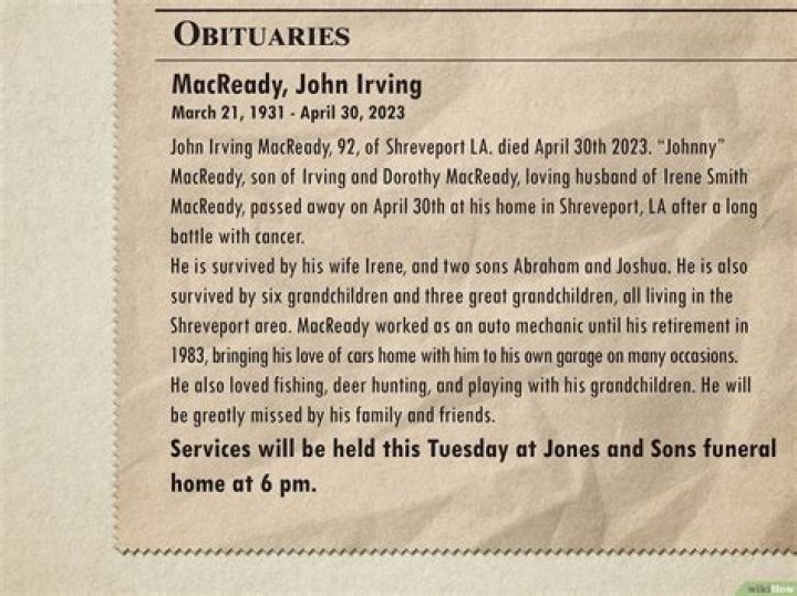 Obit Writing Service, How to Write a Great Obituary