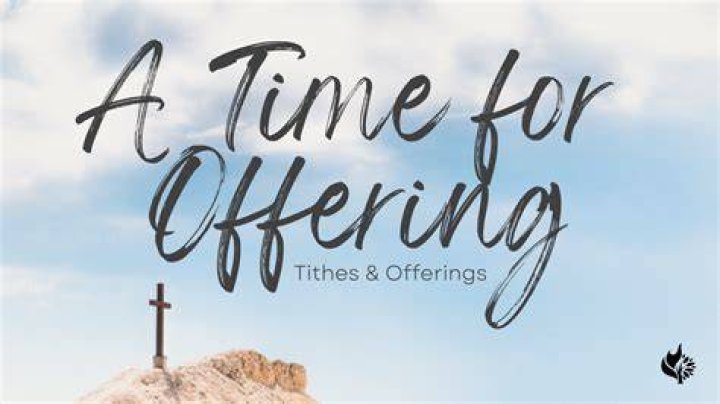 Offering Time At Church