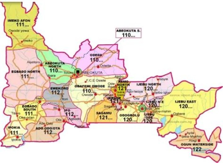 Ogun State Postal Code Nigeria ZIP Code