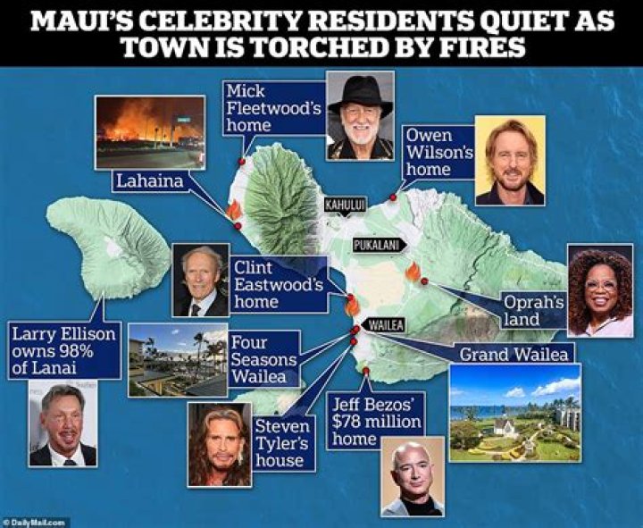 Oprah silent amid Maui wildfires as Hawaii residents beg for her help
