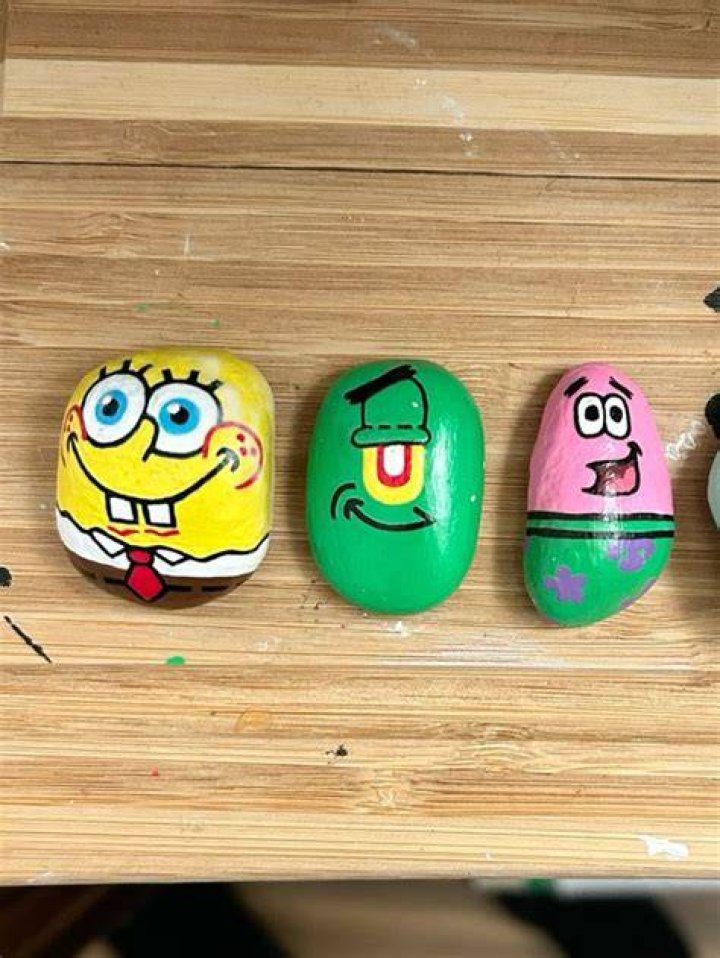 Patrick painted rock Rock Painting