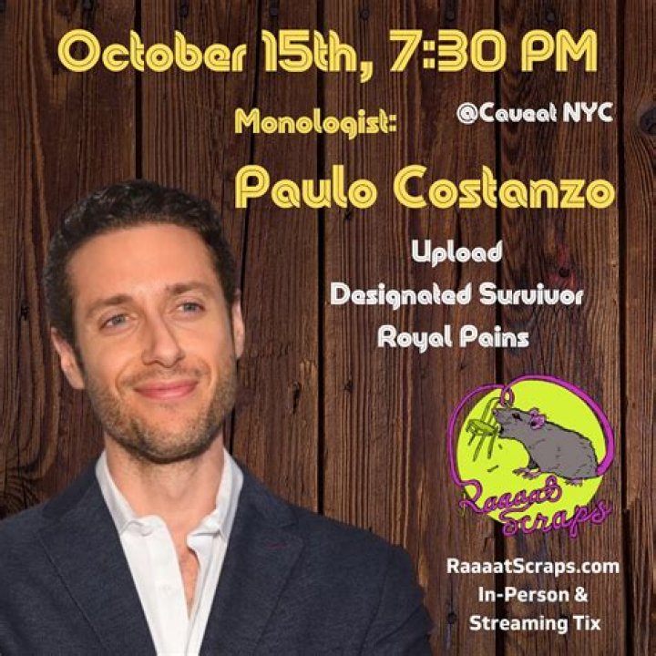 Paulo Costanzo Net Worth 2023 Wiki, Married, Family, Wedding, Salary