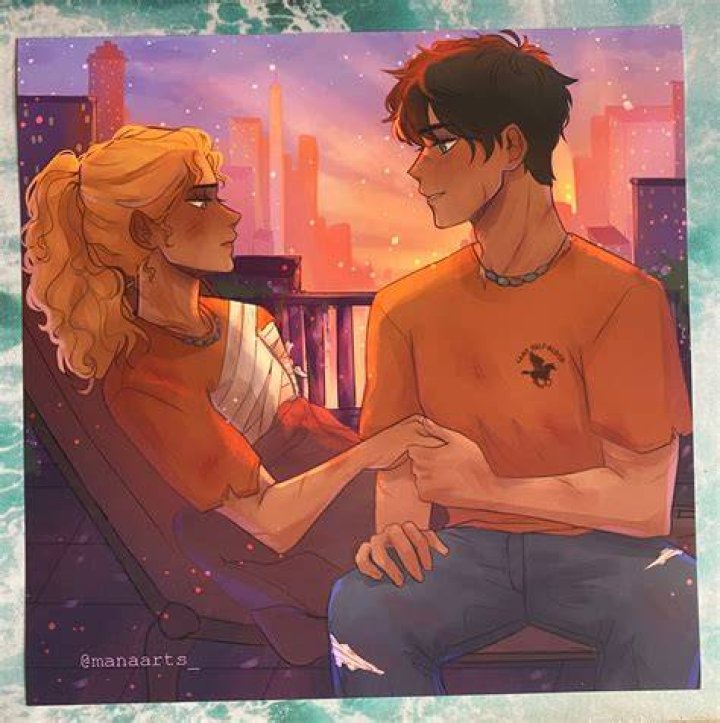 Percy and Annabeth....