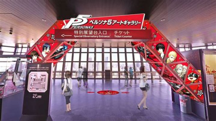 Persona 5 Art Gallery in Tokyo Tower Starts Persona Central