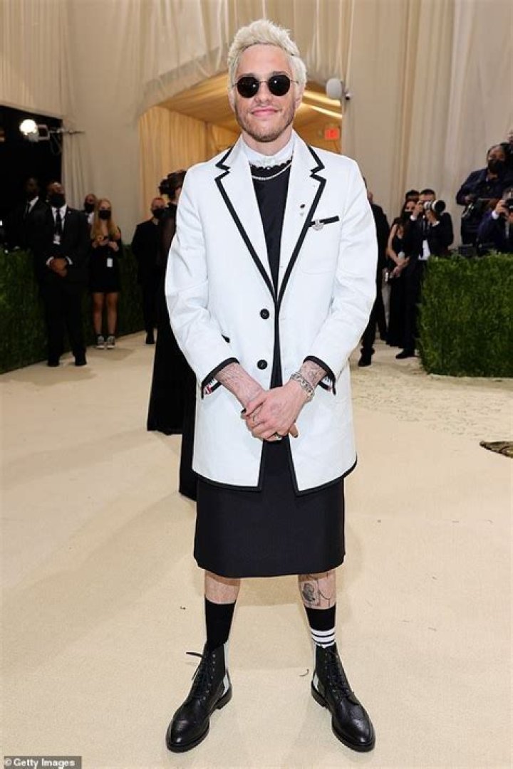 Pete Davidson Makes His Met Gala Debut in a Dress