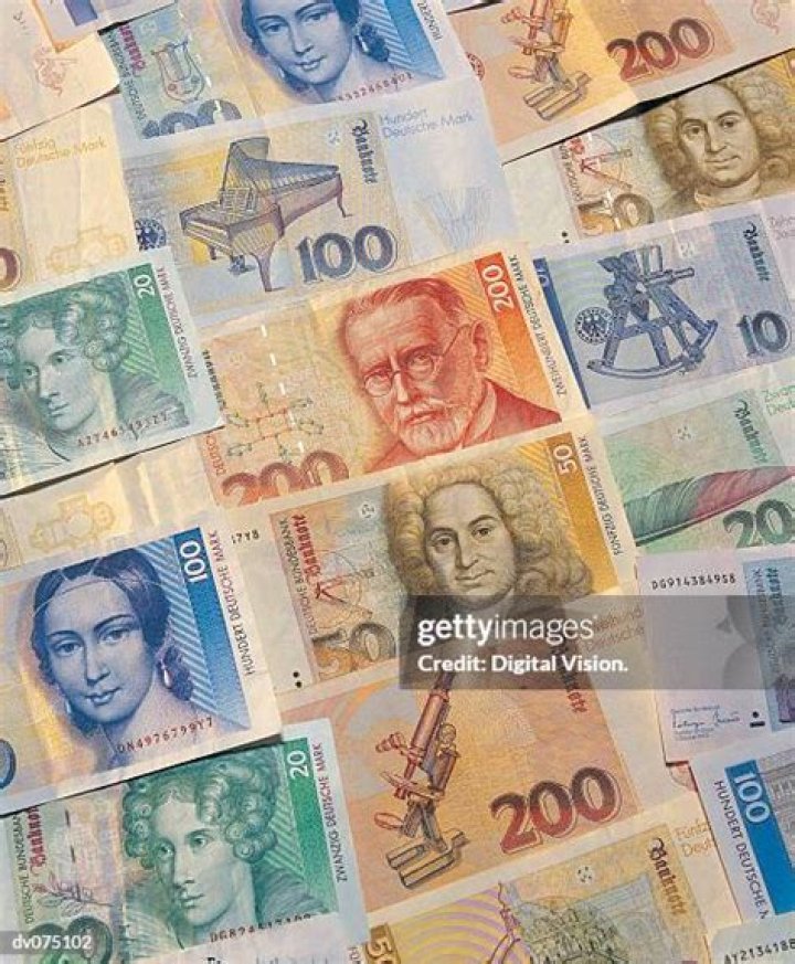 Pictures of Money German Money