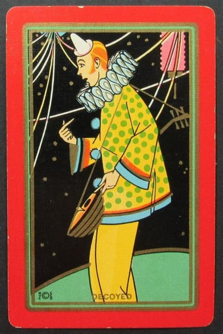 Pierrot Clown Named Decoyed Vintage Single Swap Playing Card eBay in 2022 Clown names, Cards