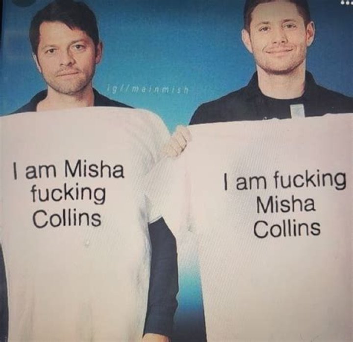 Pin on Misha fucking Collins