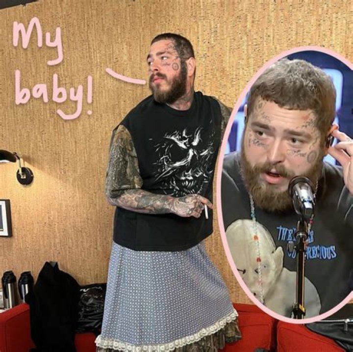 Post Malone Gets Huge Forehead Tattoo, Reportedly In Honor Of His
