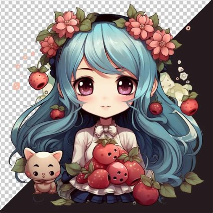 Premium PSD Cute animated characters png