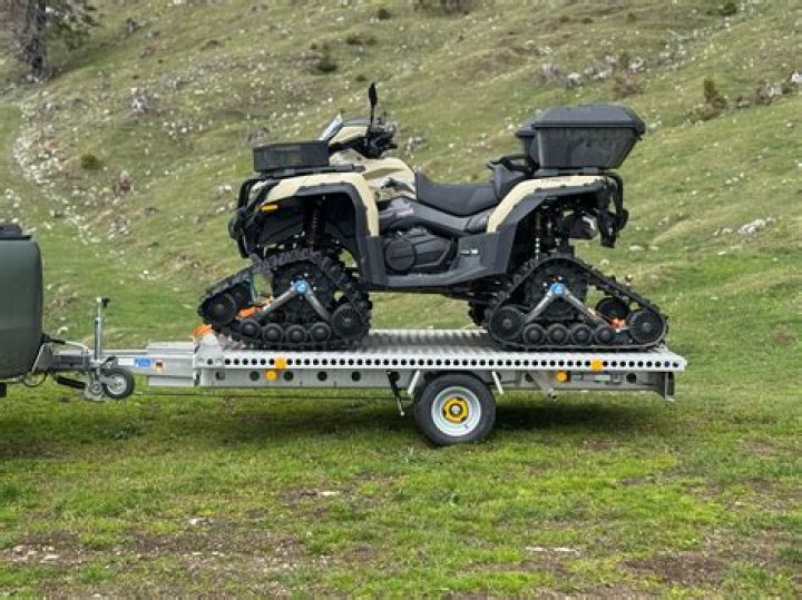 Quad Anh&auml;nger 750 kg gebremst f&uuml;r Quad Transporte zu vermieten in Baden