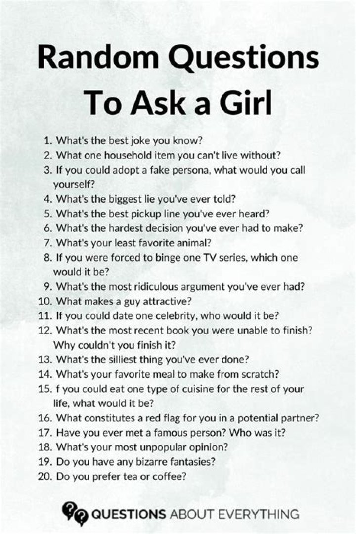 Random questions to ask a girl 17 Questions! Wattpad