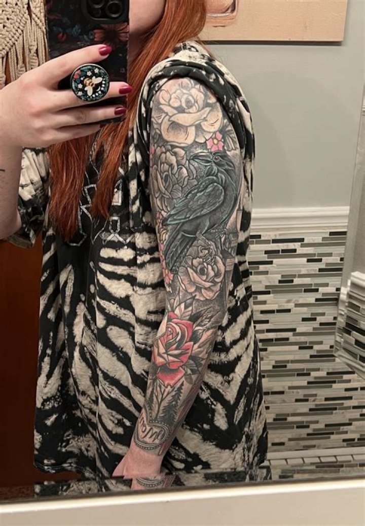 Religious Sleeve Danielle Bar Tattoos