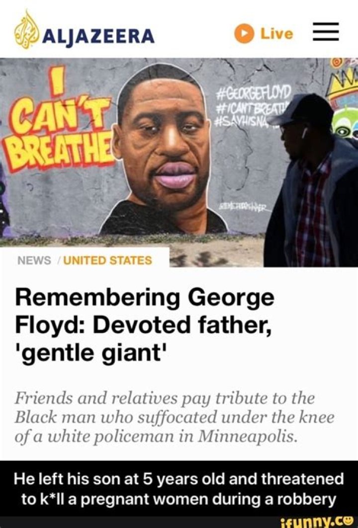 Remembering Floyd Devoted father, 'gentle giant' USA News