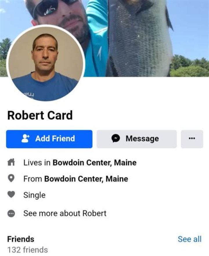 Robert Card wife Lewiston, Maine active shooter was married twice