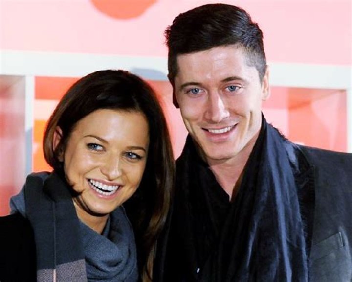 Robert lewandowski and anna stachurska hires stock photography and