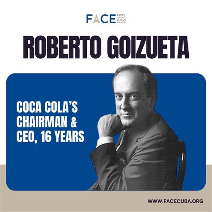 Roberto Goizueta el cubano director de CocaCola Cubatel