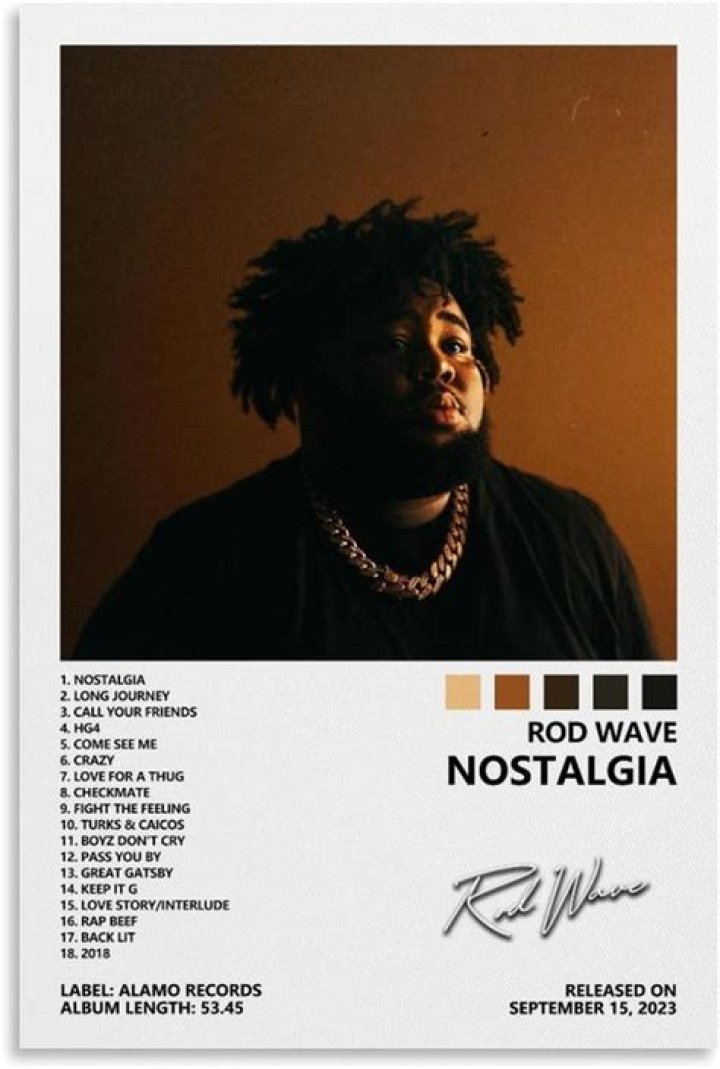 Rod Wave Nostalgia album release date artwork Fresh HipHop & R&B