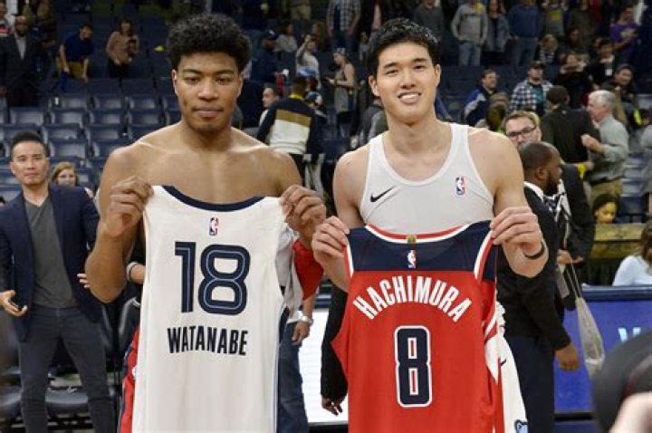 Rui Hachimura, fellow Japanese NBA player Yuta Watanabe face off in