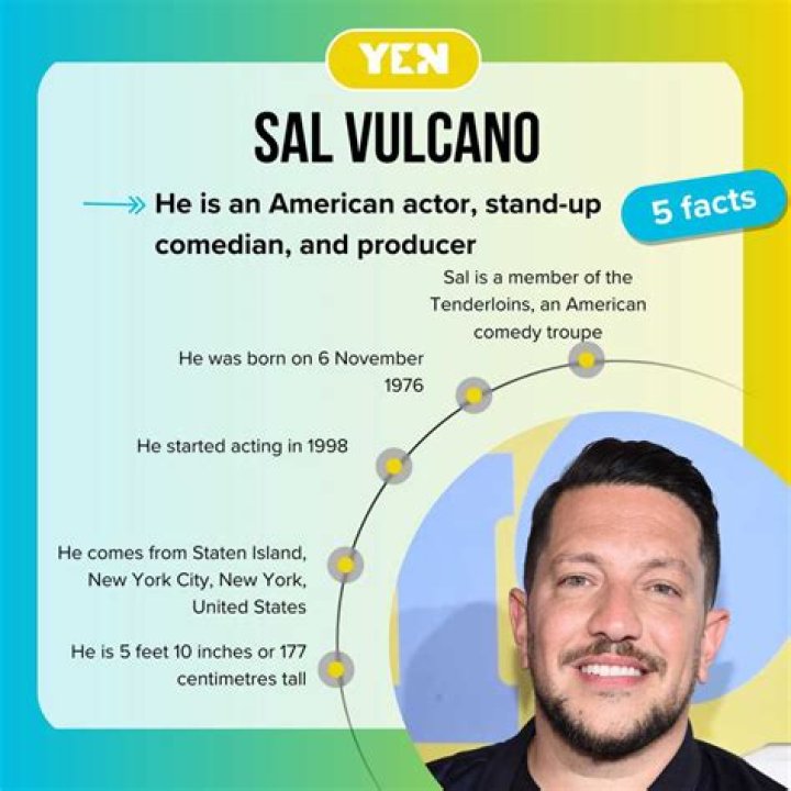 Sal Vulcano Height, Weight, Age, Body Statistics Healthy Celeb
