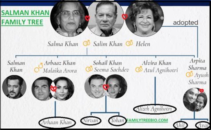 Salman Khan Family Tree Father, Mother, Siblings And Their Names