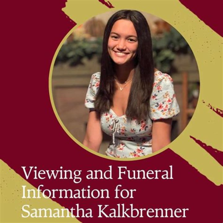 Samantha Kalkbrenner, A Serra Catholic High School Student, Was Killed
