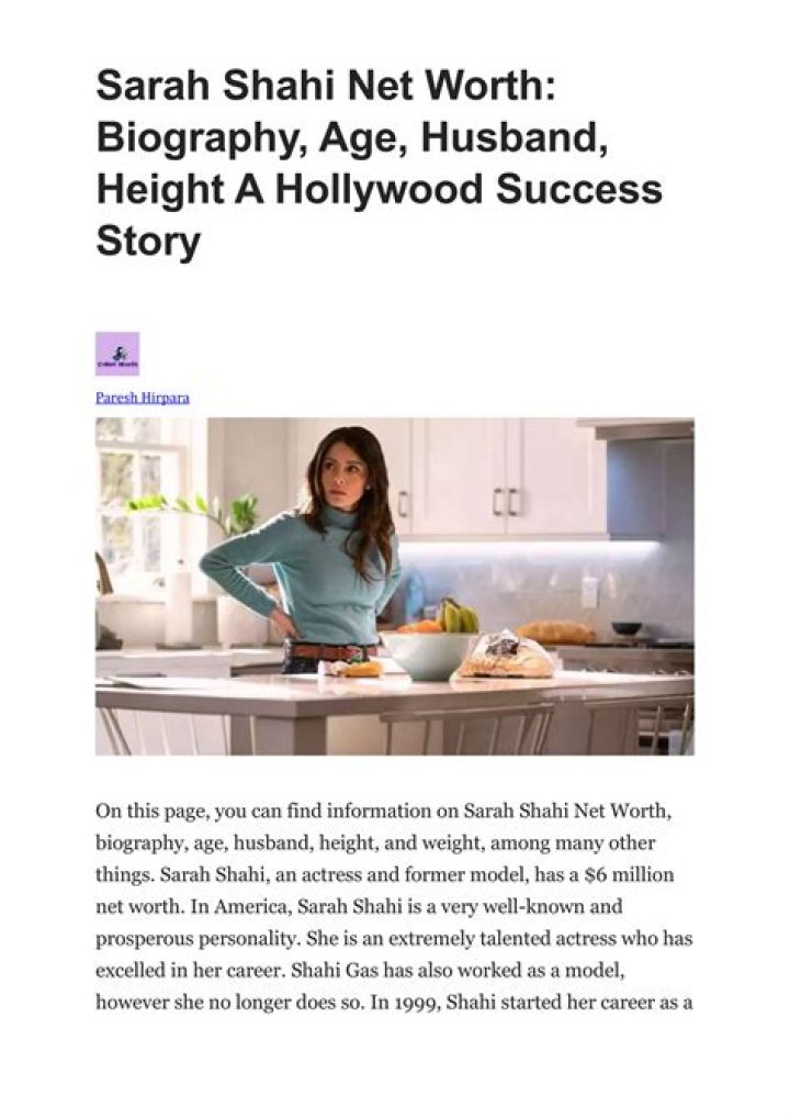 Sarah Shahi Bio, Net Worth, Salary, Boyfriend, ExHusband, Parents