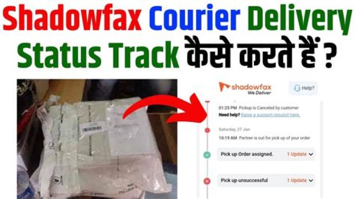 Shadowfax Courier Tracking Delivery Status Online By ID Number