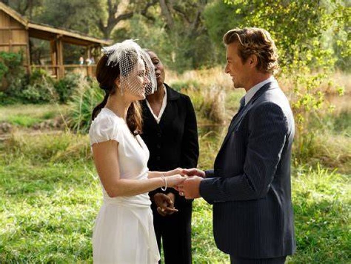 Simon Baker Wedding Simon Baker, 48, channelled his 'midlife crisis