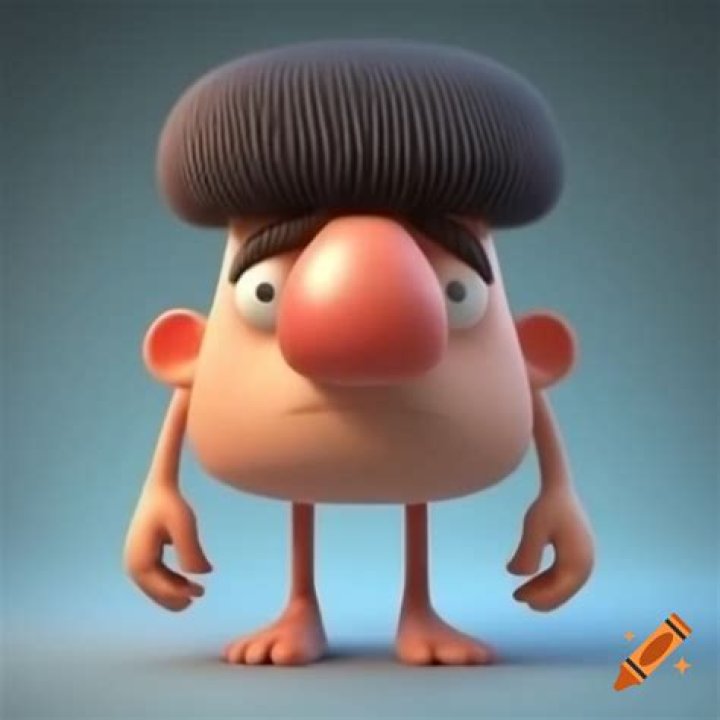Skinny Cartoon Characters With Big Heads