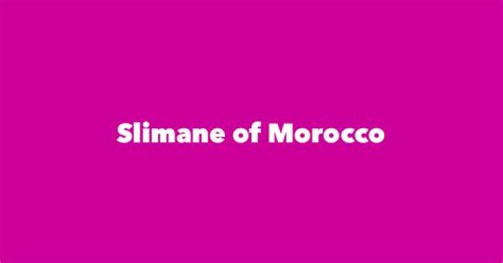 Slimane of Morocco Spouse, Children, Birthday & More