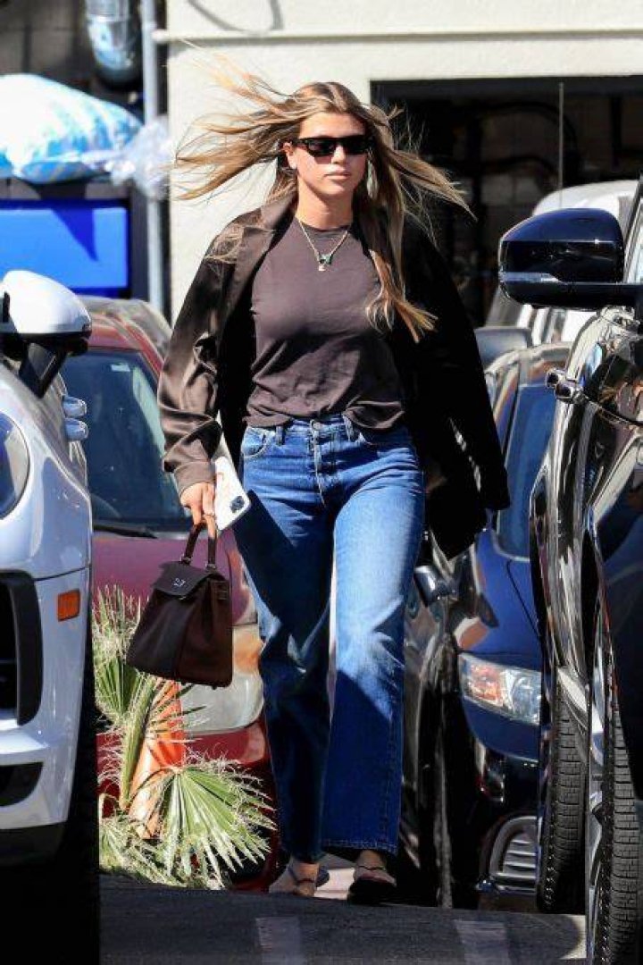 Sofia Richie With her boyfriend Elliot Grainge on Melrose Place in