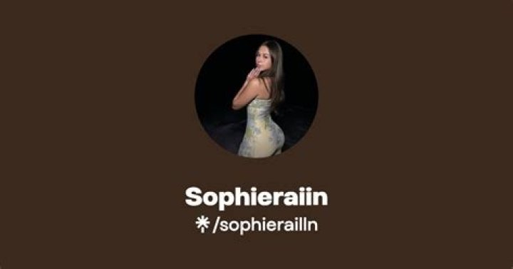 sophieraiin TikTok