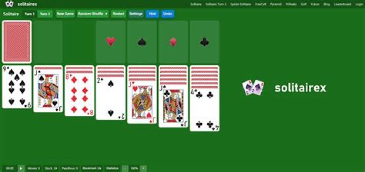 Spider Solitaire Play Online & 100 Free